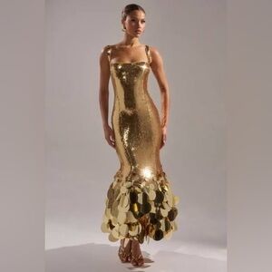 Akira Life of the Party Sequin Midi